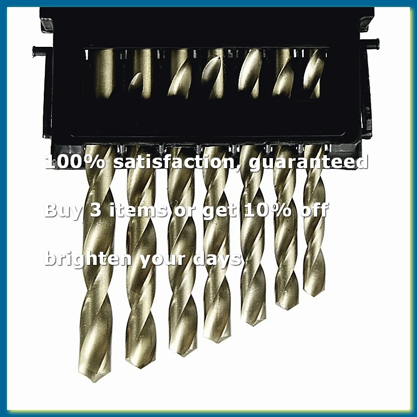 51pc Engineering Drill Bit Set Hss 1 - 6mm in 0.1mm Increments-A20R