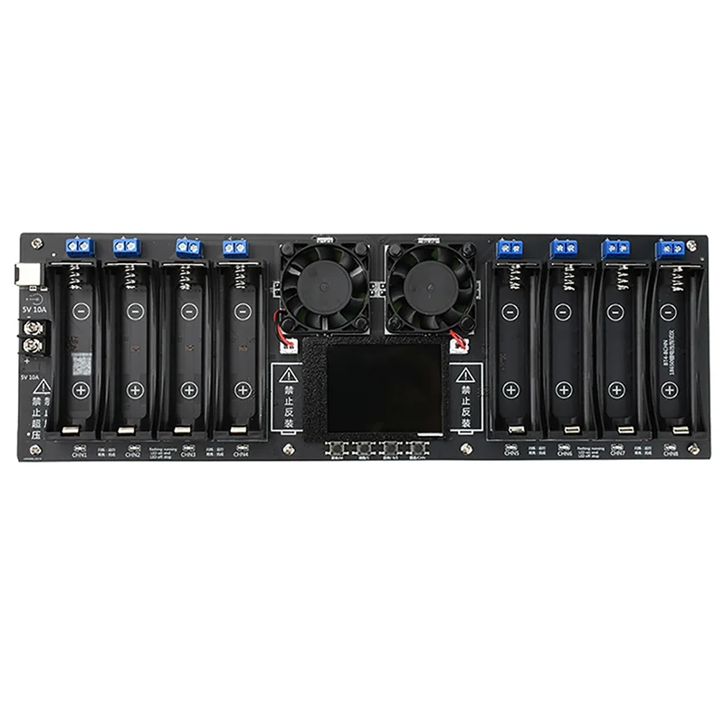 

B63B-8 Channels Battery Capacity Tester Battery Capacity Tester Mah Mwh Capacity Division Internal Resistance Measuring Module