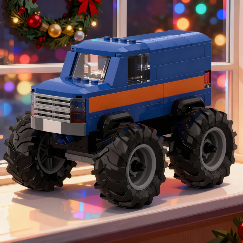 

Набор строительных блоков MOC «Городской Дорожный Монстр-трак», 183 детали, креативный подарок для самостоятельной сборки, декор для дома и офиса, премиум-класс для взрослых и детей