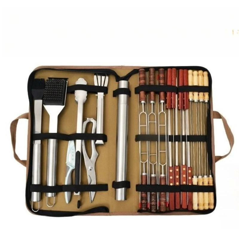 Camping BBQ Set Tent Self-driving Travel Tools BBQ Portable
