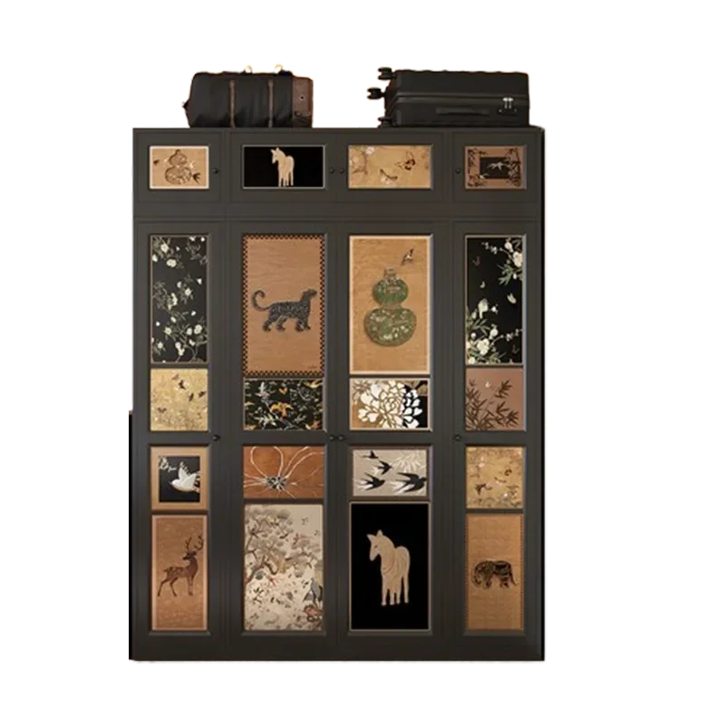 خزانة من الفولاذ الاسكندنافي قابلة للتكديس، أساسيات تخزين الملابس، خزائن الملابس، منظم مفتوح للفتيات، أثاث Armario De Ropa