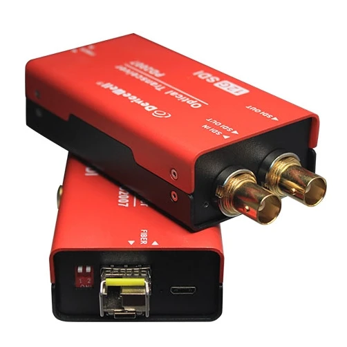 hit productUSB Power 12G SDI Optical Transceiver Without SFP Module Optical Fiber Fiber Optic Equipment PD2007N