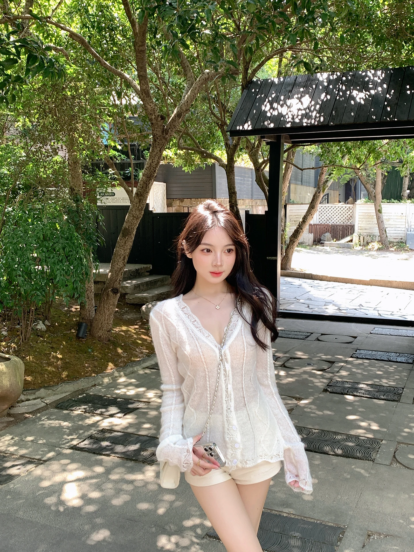 

Белый шерстяной вязаный свитер V-Ne, женский модный осенне-зимний новый ветровой свитер Pure Desire, бренд ZhouYeye