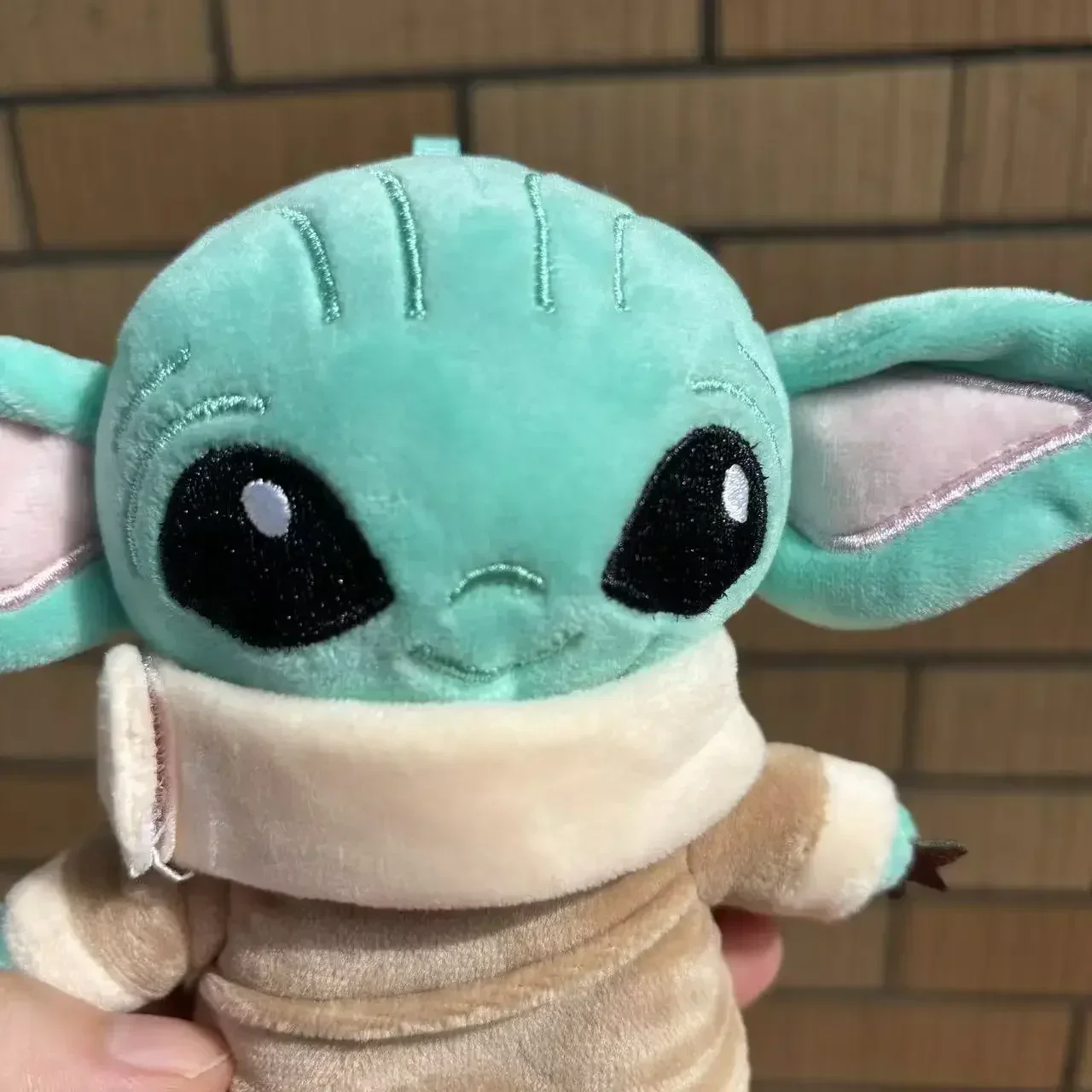 10cm New Movie Character Star Yoda Baby Plush Toy Pendant Cute Cotton Keychain Bag and 28cm Doll Ornament Fans Gift - view 5