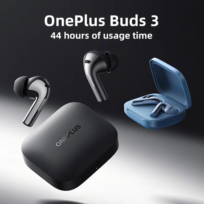 Беспроводная Bluetooth-гарнитура Oneplus Buds 3, гарнитура с шумоподавлением Tws, глубокое шумоподавление 49 дБ, Lhdc5.0, использование батареи 44 часов, Bluetooth 5.3 с низкой задержкой