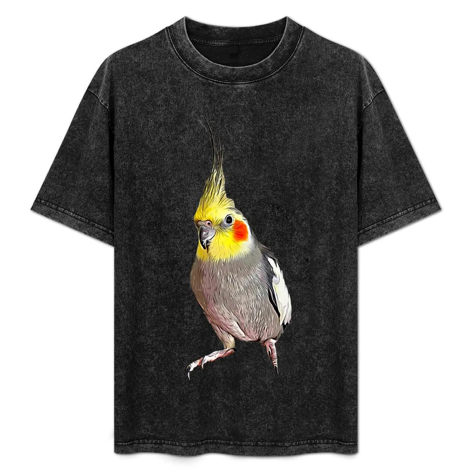 Cockatiel Cute Weiro Bird T-Shirt anime figures shirts graphic tees street wear man t shirt heavy weight t shirts for men