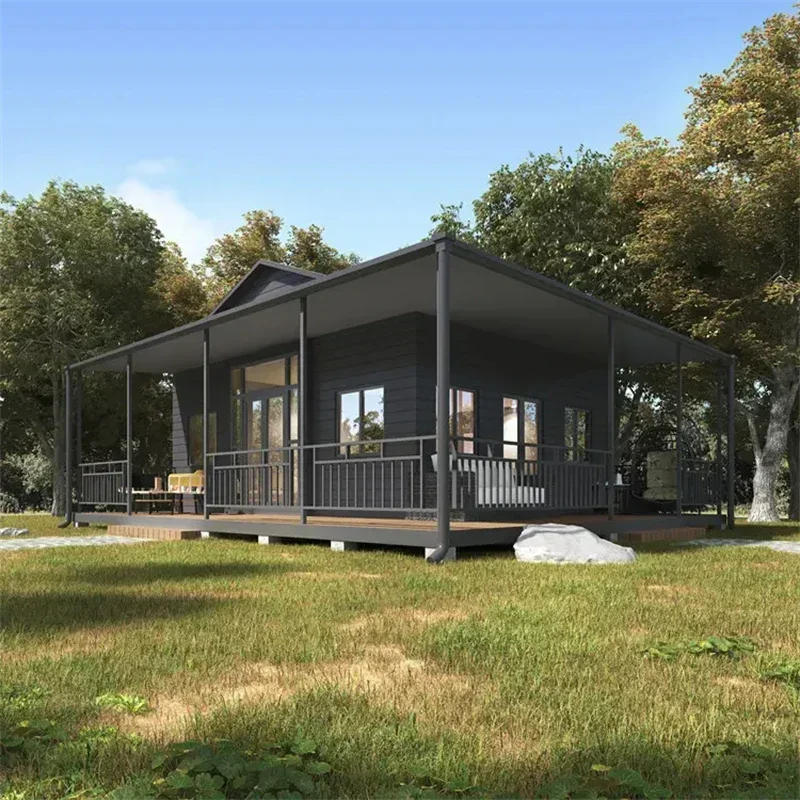 Hot Product 2 3 Bedrooms Prefab Tiny Homes Luxury Prefab Expandable Container House 20FT 40FT Folding Room Expandable House