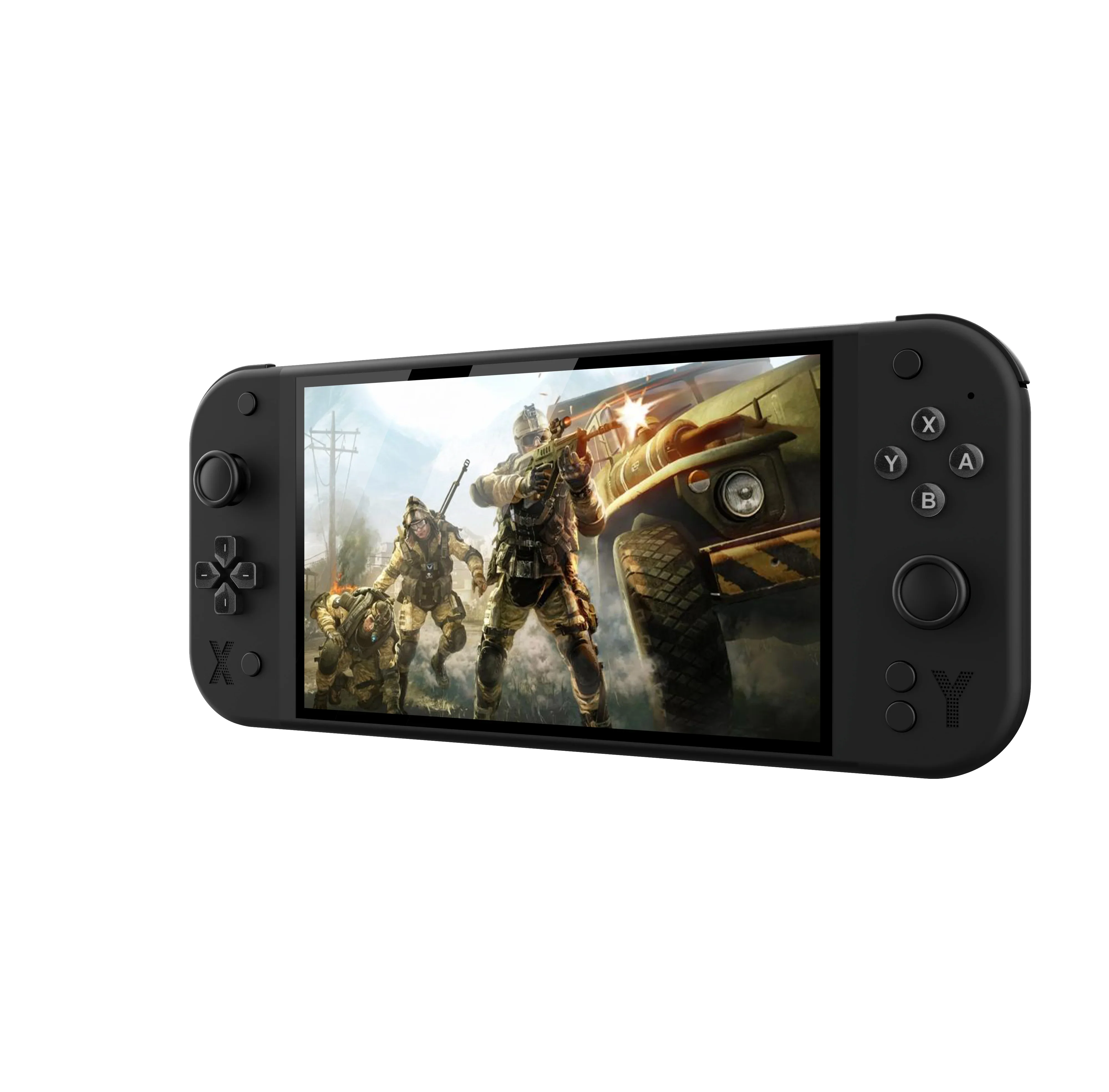 حار 7 بوصة 64 جيجابايت 4000 مللي أمبير المحمولة وحدة تحكم بجهاز لعب محمول ممر عالية الوضوح ل PSP/PS1 الحنين الرجعية التلفزيون وحدة تحكم الألعاب