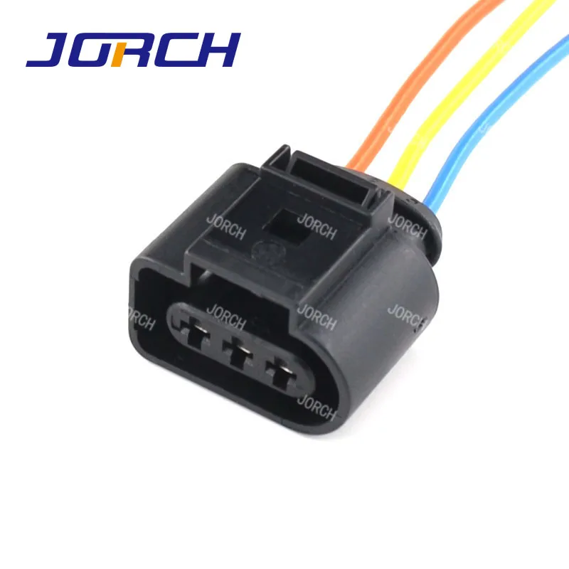 1/5/10 Sets 3 Pin Auto Sensor Pigtail  Wire Harness Connector 3.5 MM Plug For VW AUDI Skoda VAG VolksWagen Jetta Golf 1J0973723z