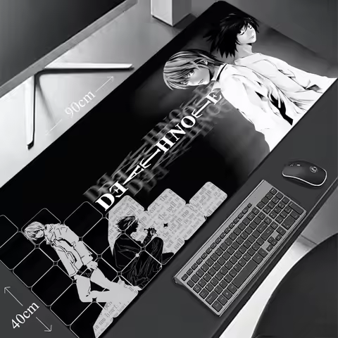 Large Anime Computer Xxl Mouse Pad Gaming Mat Death Note Mousepad Gamer Desk Gadgets Office Rug Offices Accessories Extended
