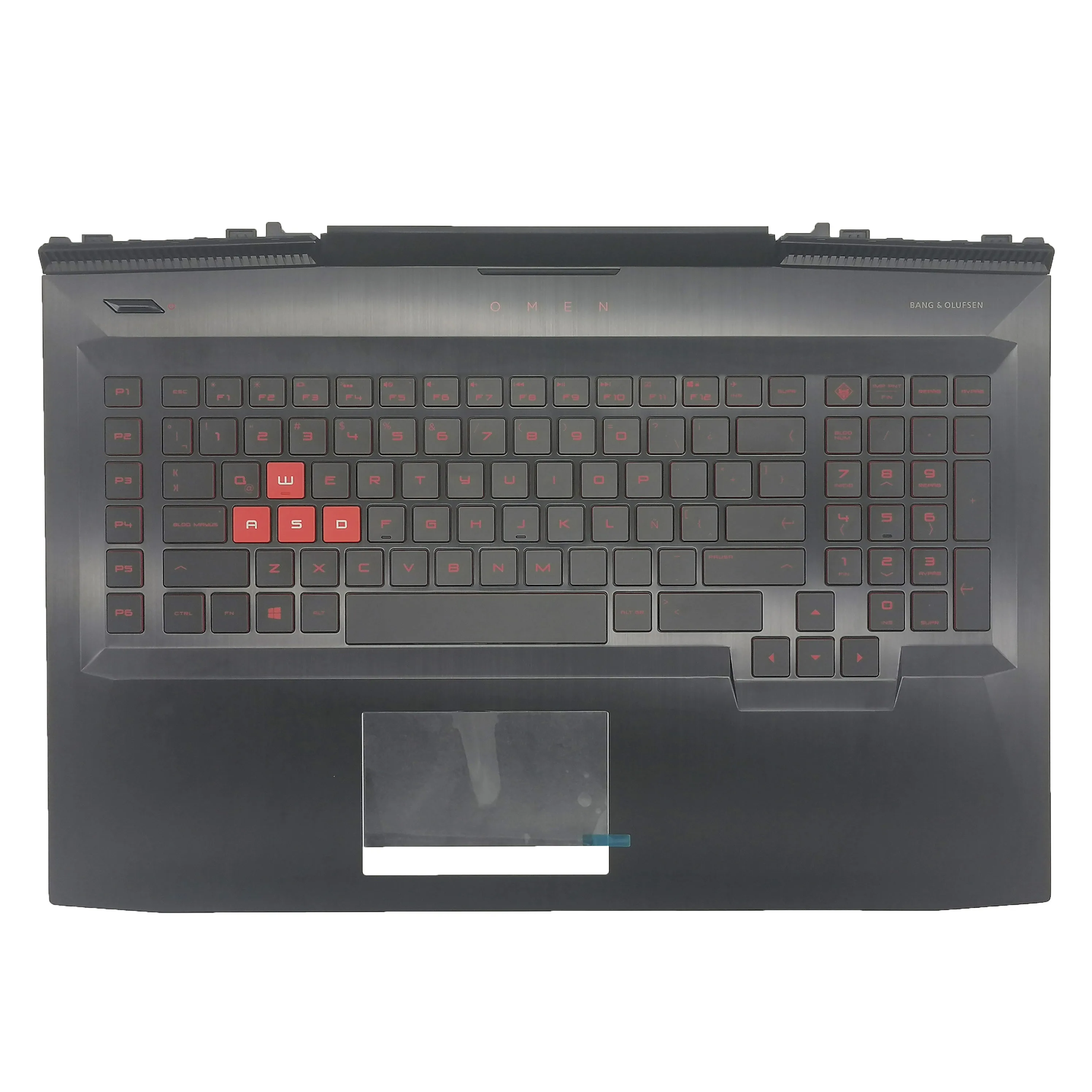 New For HP OMEN 17-AN 17T-AN Laptop Palmrest Top Case Cover With Red Backlit Keyboard of US-Standard Versions 931690-001