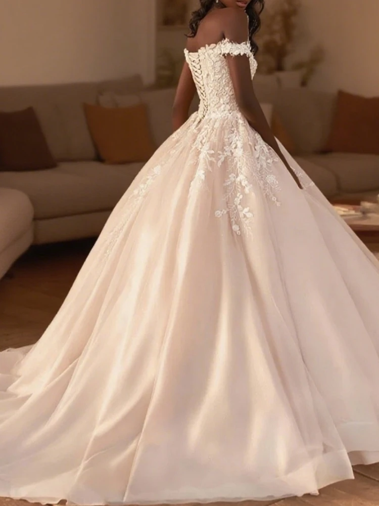 Vestido de casamento sem mangas, vintage, amor, apliques, linha a, princesa, plus size, vestido de noiva personalizado