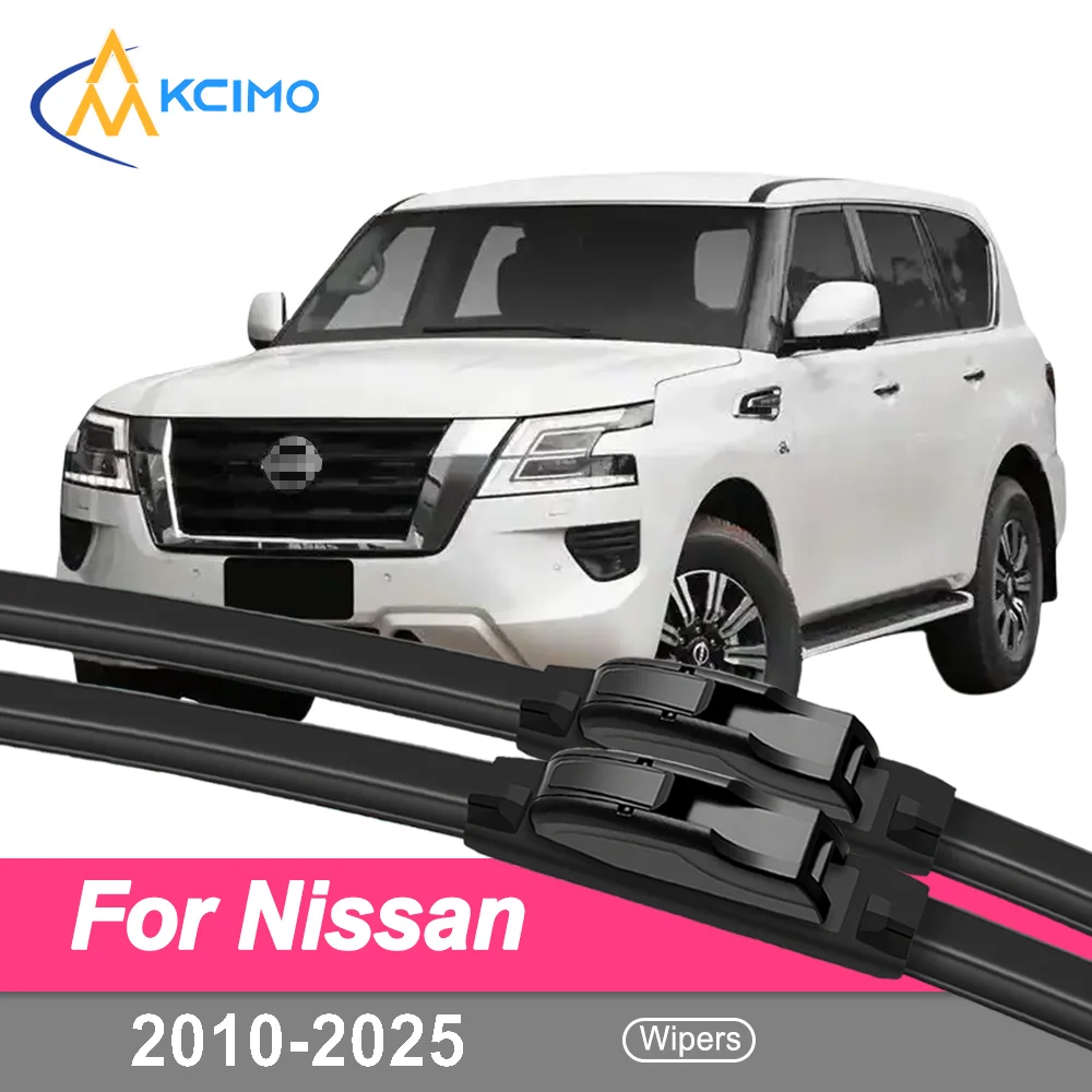 

2Pcs Front Windshield Wiper Blades for Nissan Patrol Y62 2010-2025 and Nissan Armada 2016–2024 Windscreen Window Auto Parts