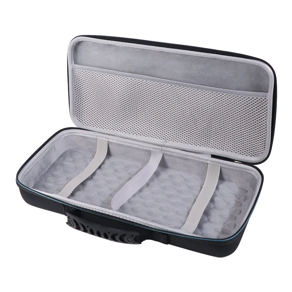 

Жесткий чехол для клавиатуры из ЭВА с двойной молнией, прочная сумка для переноски клавиатуры, ударопрочный органайзер для хранения, чехол-футляр для клавиатуры