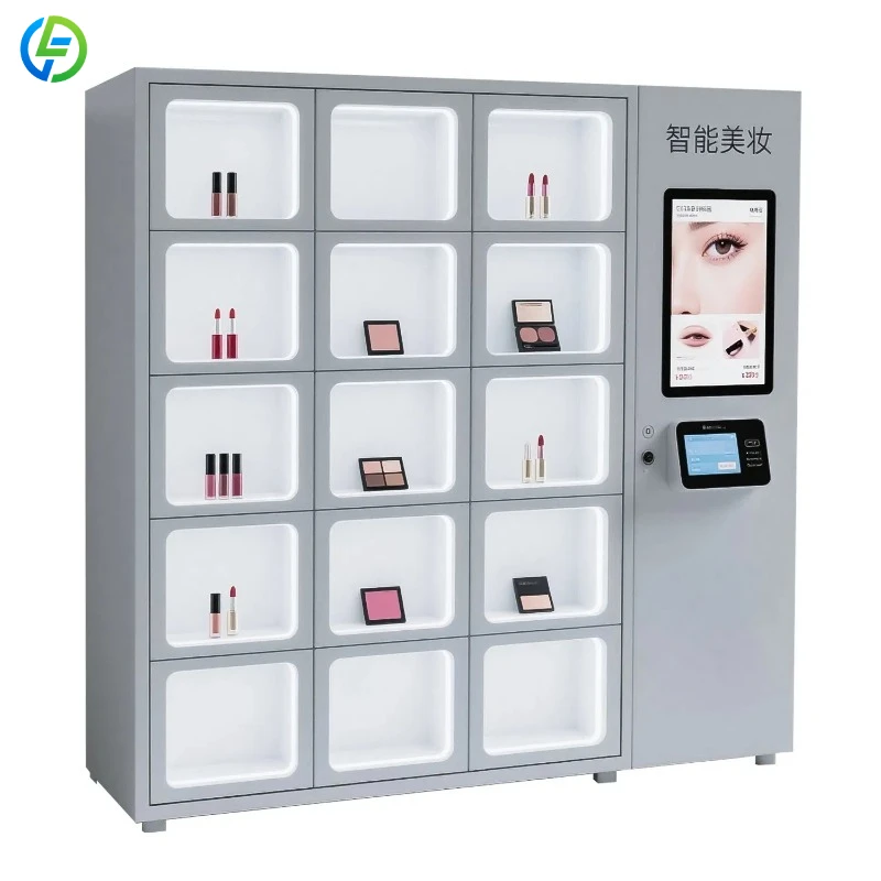 Custom Metal Smart Lockers Self Vending Machine for Toy with LED FL Customized Multi-grid Vending Machine