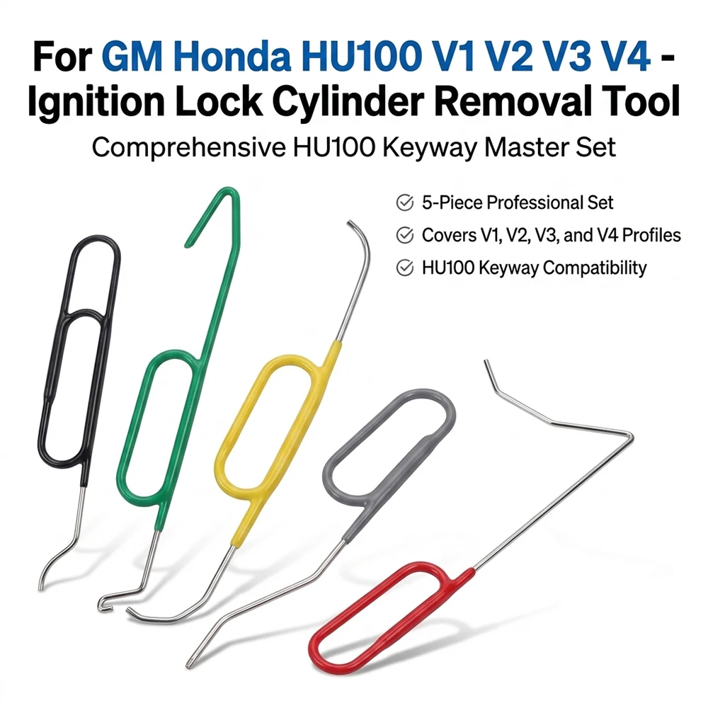 Werkzeug zum Entfernen des Zündschlosszylinders für GM Honda HU100 V1 V2 V3 V4 Reparaturwerkzeug – Detail 1