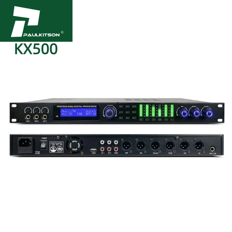 

KX500 Preamp Effects Processor Digital Audio Processor Audio Effects Dsp Digital Audio Processor