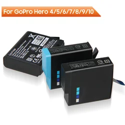 Batterie de caméra de remplacement d'origine, batterie pour GoPro fore4, 5, 6, 7/8 Hero11, Hero9, Hero10, Hero8, Hero7, fore6, fore5, fore4