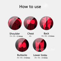 Professional Massage Gun 2-Colors LCD Screen Electric Relief Tissue Back Muscle Fascia Massager Gun Pain Deep Relaxation Body