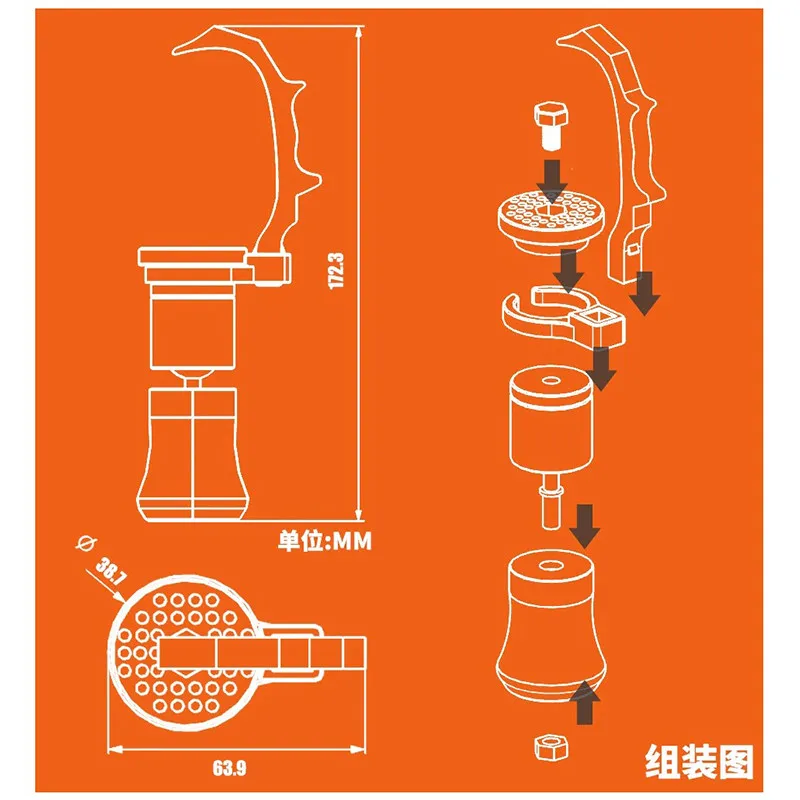 360 ° Infinitely Rotating Pen Coating Table Hand Coated Cup MS071 Model Painting And Coloring Wu Daozi