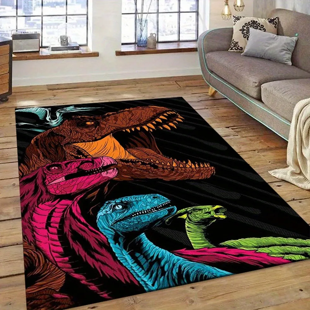 Dinosaur Carpet Room Decor Floor Mats Bedroom Yoga Mat Photography Props Area Rug Birthday Gift Outdoor Rug  Bedroom Decor