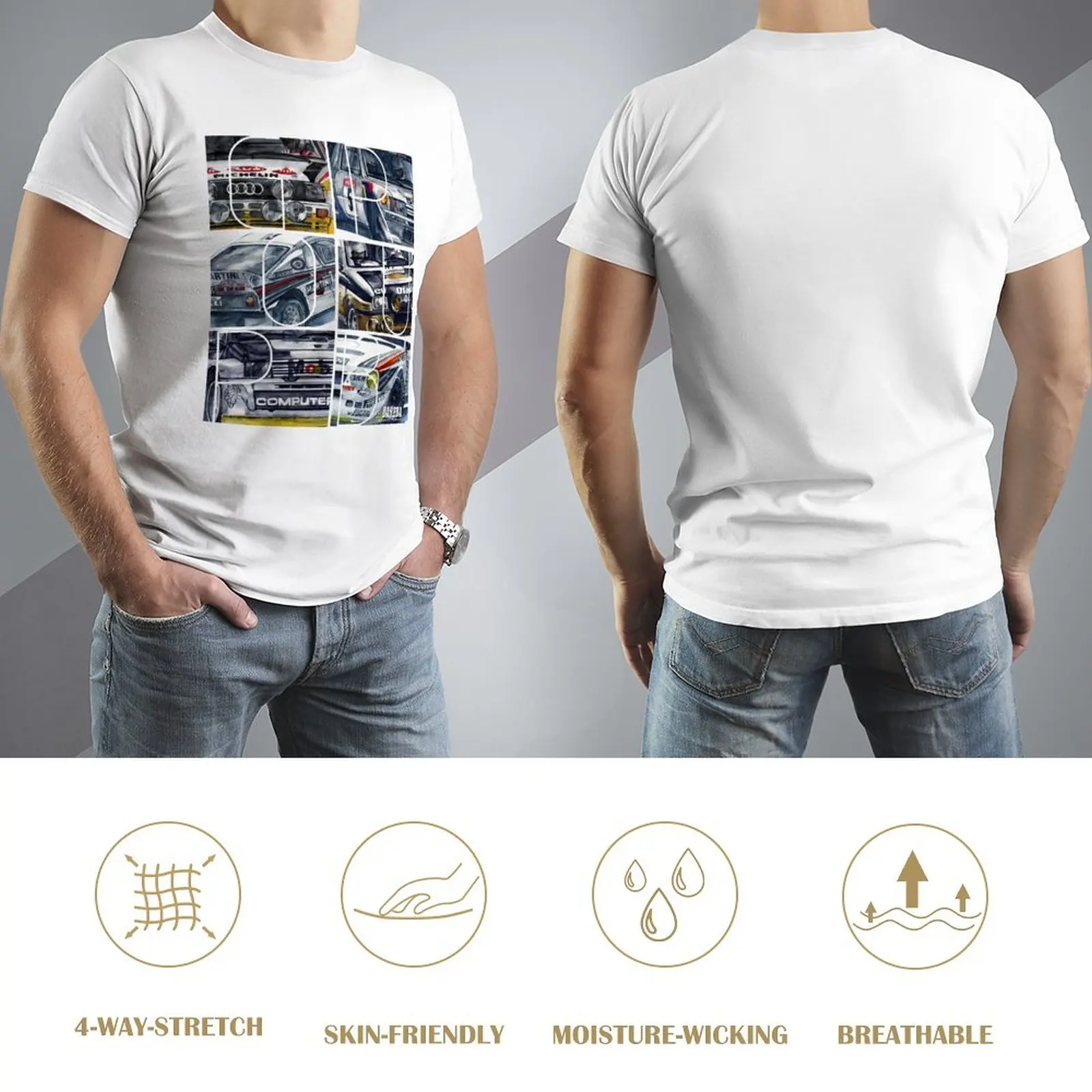 Rally group B T-Shirt new edition t shirt boys t shirts custom t shirts design your own plain black t shirts men image 3