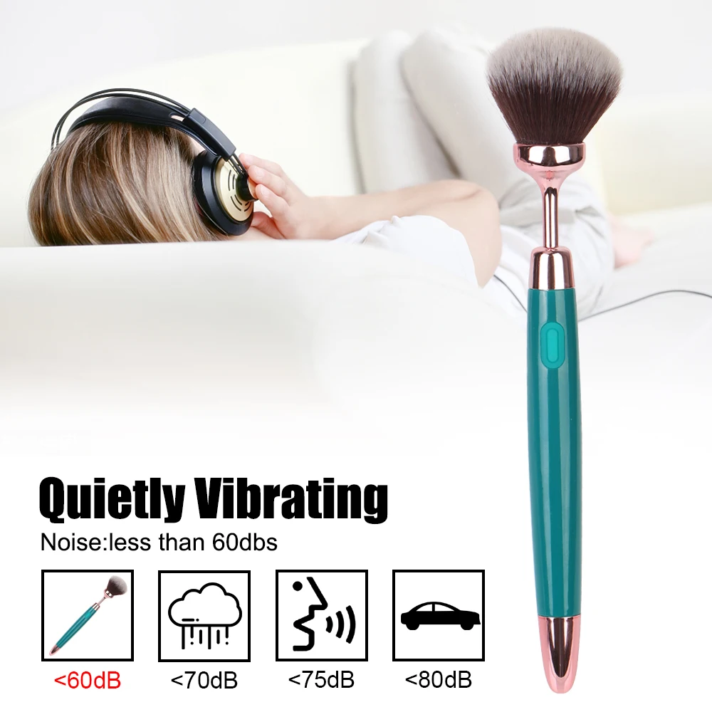 10 Vibration Modes Sex Toys for Women Cosmetics Pen AV Magic Wand G-Spot Nipple Clitoral Stimulator Makeup Brush Vibrators