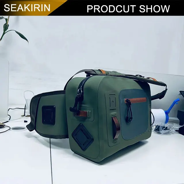 Fly Fishing Wait Hip Pack Fanny Tackle Storage Bag Cross Body Sling Versatile Waterproof Dry Bag for Canoeing Surfing Kayking