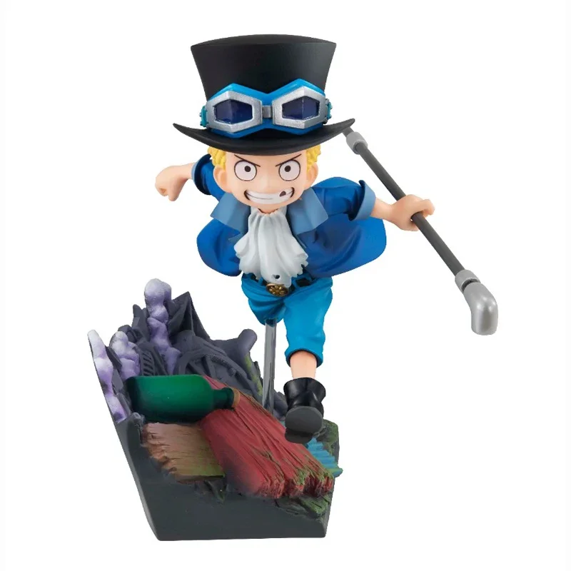 

In Stock Original Genuine Mega House GEM Series Sabo Q Version Character Animation Character Model Toy Collection Doll Gift 13cm