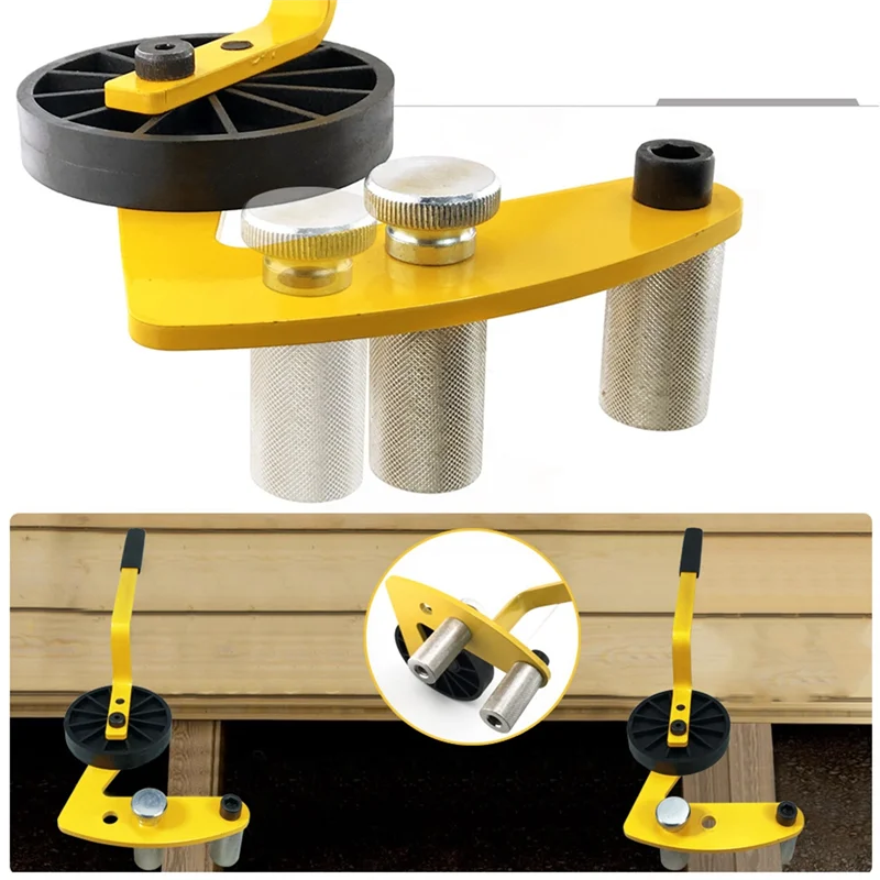 Herramienta de enderezamiento de A95I-Deck, palanca de doblado de tableros de cubierta para fijar la deformación de tableros de cubierta durante la instalación