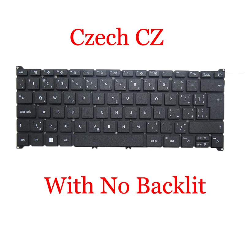 

Laptop No Backlit Keyboard For ACER QV03T_A10B V210966AK V2109A1 NKI131S0FV 32150041AK01 NK.I131S.0FV CZ Black NO Frame New