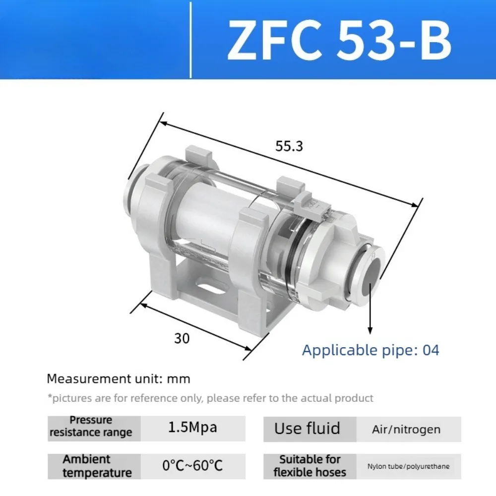 

Вакуумный фильтр серии ZFC100 ZFC200 04B 06B 08B 10B Пневматический фильтрующий элемент отрицательного давления воздуха