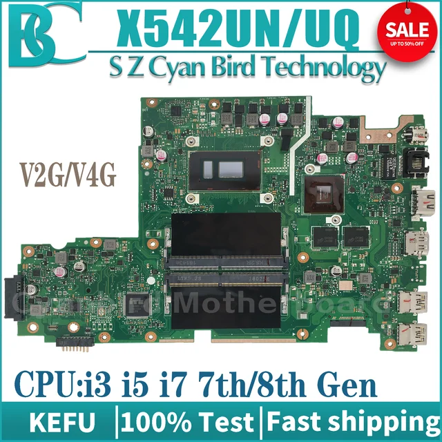 X542UQ Mainboard For ASUS X542UN X542UR X542URR X542U X542UF X542URV X542UA  R542U F542U K542U A542U X542UNT Laptop Motherboard