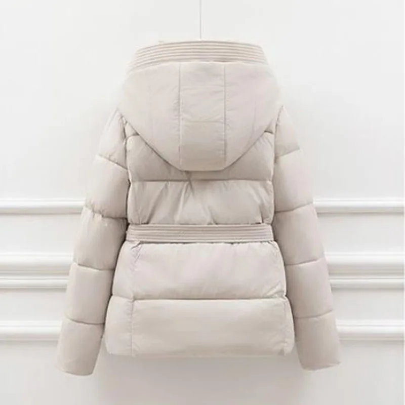 Women\'s Down Cotton Padded Jacket 2024 Short Loose Korean Version Ladies Outerwear Comfortable Elegant Lady Winter Parka Coat