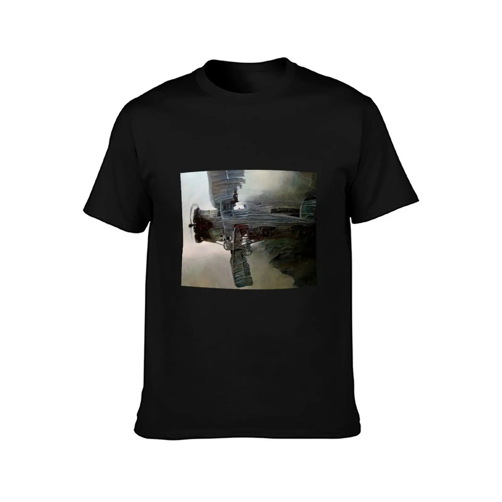 famous Zdzislaw Beksinski paintings, 1929, Sanok, Poland Surrealism, Magic Realism T-Shirt Casual Holiday Short Sleeve Tee