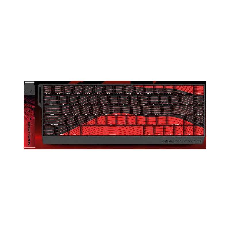 

Original MADLIONS MAD Fire68 Ultra Magnetic Jade Axis Mechanical Side Engraving Wired Gaming Keyboard PC Gamer Accessories