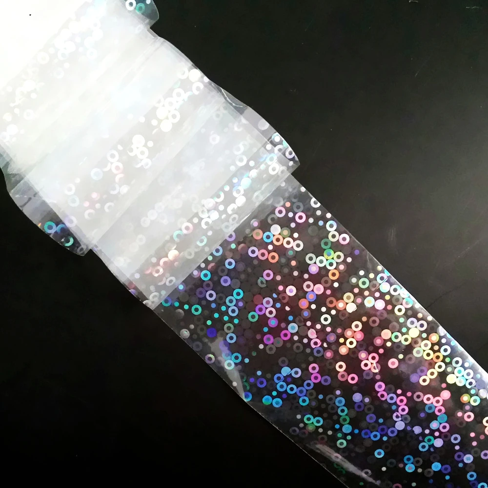 100x4cm Holographic Transfer Foils Laser Star Nail Stickers For Design DIY Decal Film Tips Manicure Tool