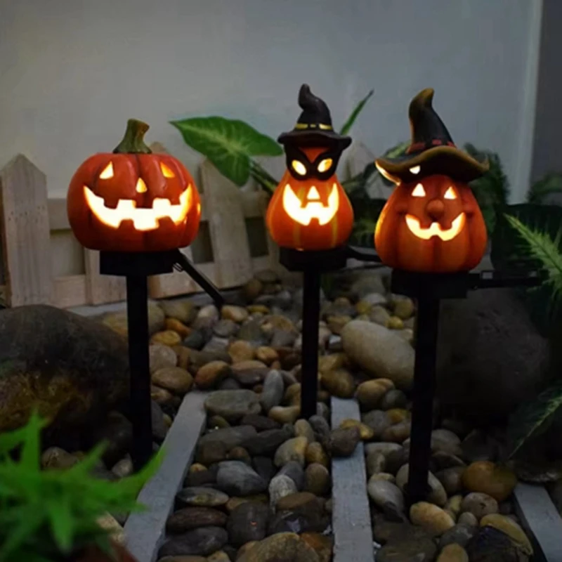 

Pumpkin Solar Lights Garden Light Halloween Ghost Lights Outdoor Decor Lights Ground Lighting Home Decor