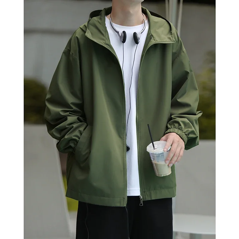 

2024 Casual Casual Work Jacket for Men Youth Jacket Suits Everything Hong Kong Style Fashionable Brand Spring and Autumn E154