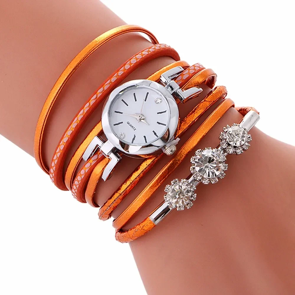 Women Watches Bracelet Ladies Watch with Rhinestones Clock Womens Vintage Fashion Dress Wristwatch Relogio Feminino Gift