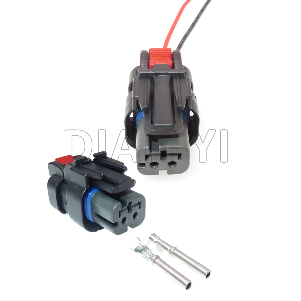 

1 Set 2 Way Camshaft Solenoid Valve Connector 776522-2 AC Assembly For CAT Excavator Carter Auto Sensor Plug with Terminal