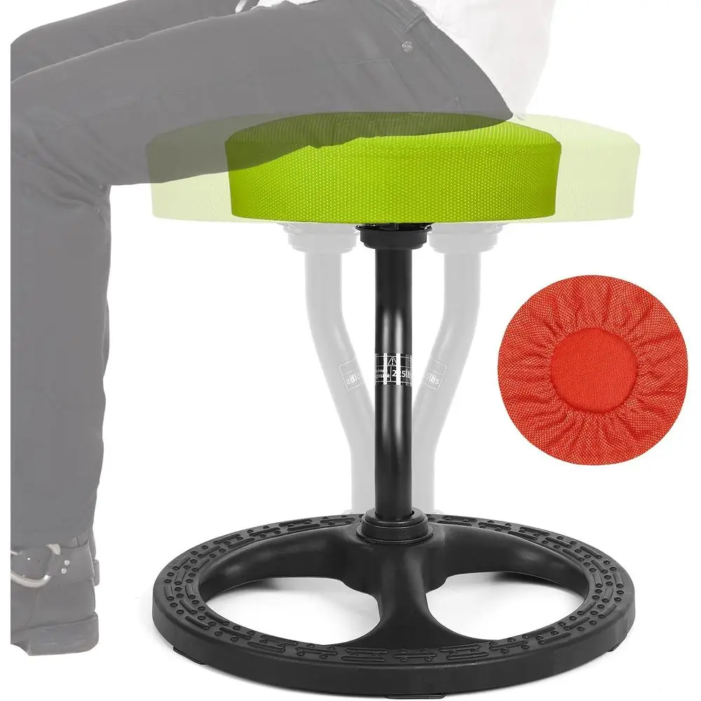 ADHD Chair or Kids, Yoga Chairs or Adults, Wobble Stool Active lexible Seating Desk Chair with Non-Slip Base and Washable Seat C