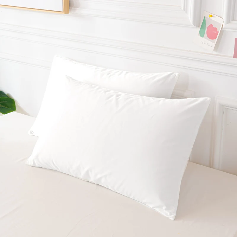 Pure Cotton Pillowcase High-Quality Envelope Pillowcover Solid Color Pillow Case Bedding Sleep Pillow Cover Case