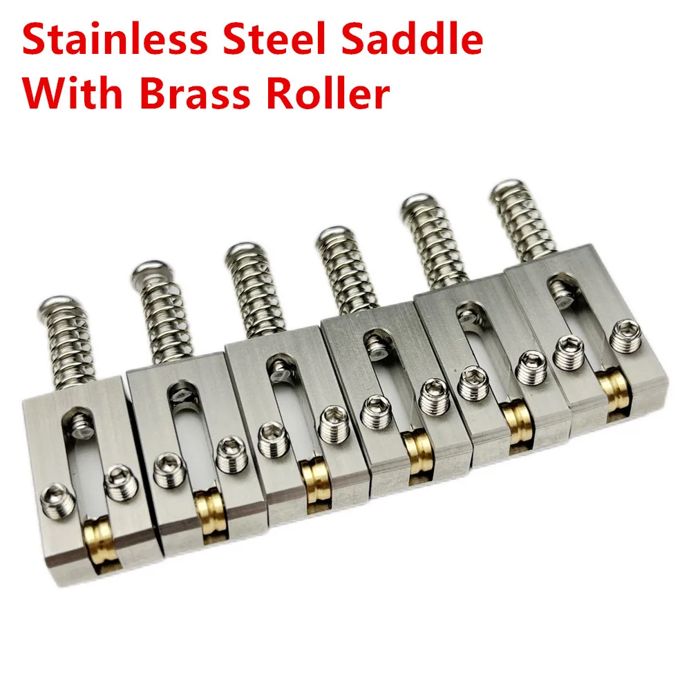 Electric Guitar Tremolo Bridge Stainless Steel Saddles 10.5MM/10.8MM For ST TL Guitar Parts 【Made in Japan】