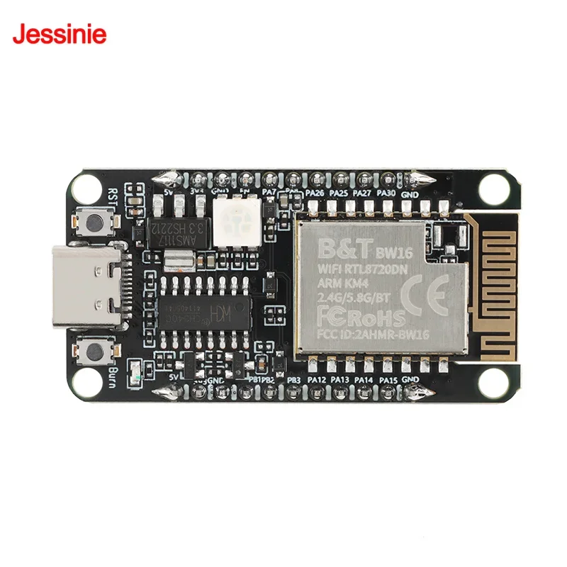 BW16-Kit RTL8720DN BW16 Module Dual-band WiFi Bluetooth-compatible 5.0 Wifi Wireless Module IIC I2C/SPI/UART/PWM Interface