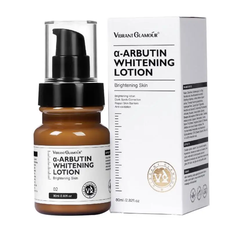 80ml Arbutins Lotion Arbutins Whitening Lotion Anti Acne Lightening Fine Lines Serum Moisturizing Whitening Glow Essence