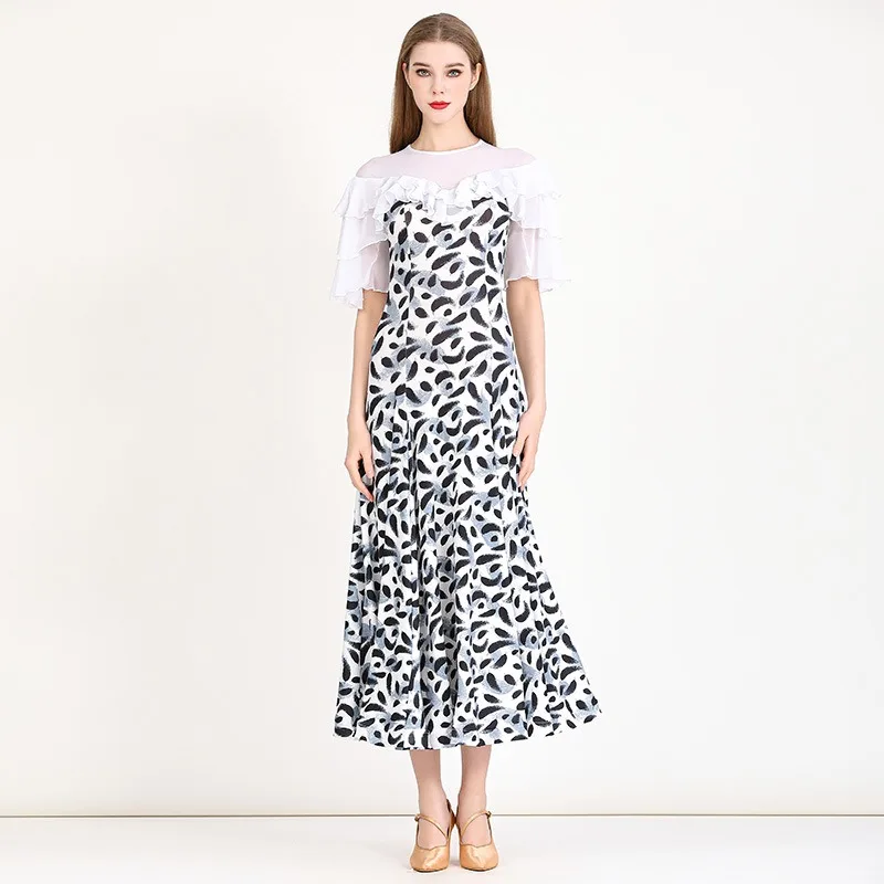 Robe de danse moderne personnalisée MY898, robes de valse de danse de salon, robe d'entraînement de salle de bal, robe de patinage Artistique Drag Queen