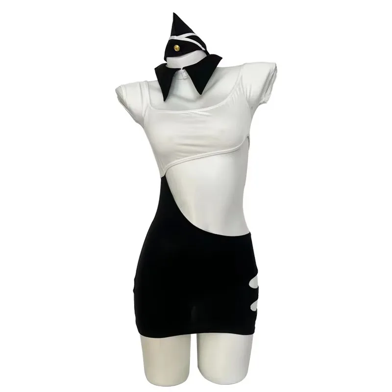 

Sexy Secretary Office Lady Cosplay Costumes Erotic Lingerie Hip Wrap Skirt Roleplay Uniform Temptation Porno Women Mini Dress