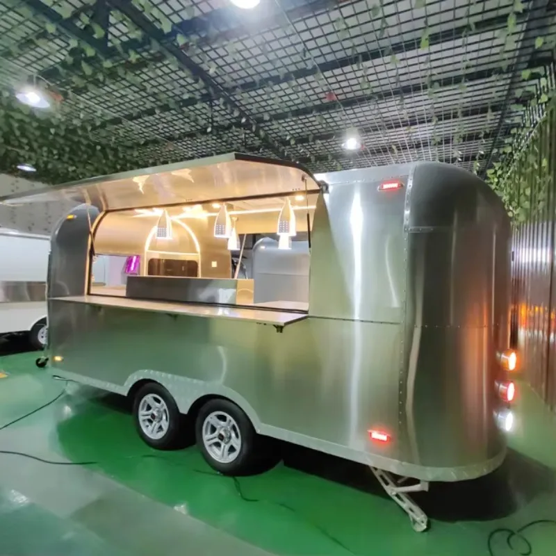 Siristar Catering Food Truck - Fully Equipped Mobile Kitchen with Taco Trailers, Pizza Coffee Cart, Ice Cream & BBQ Truck