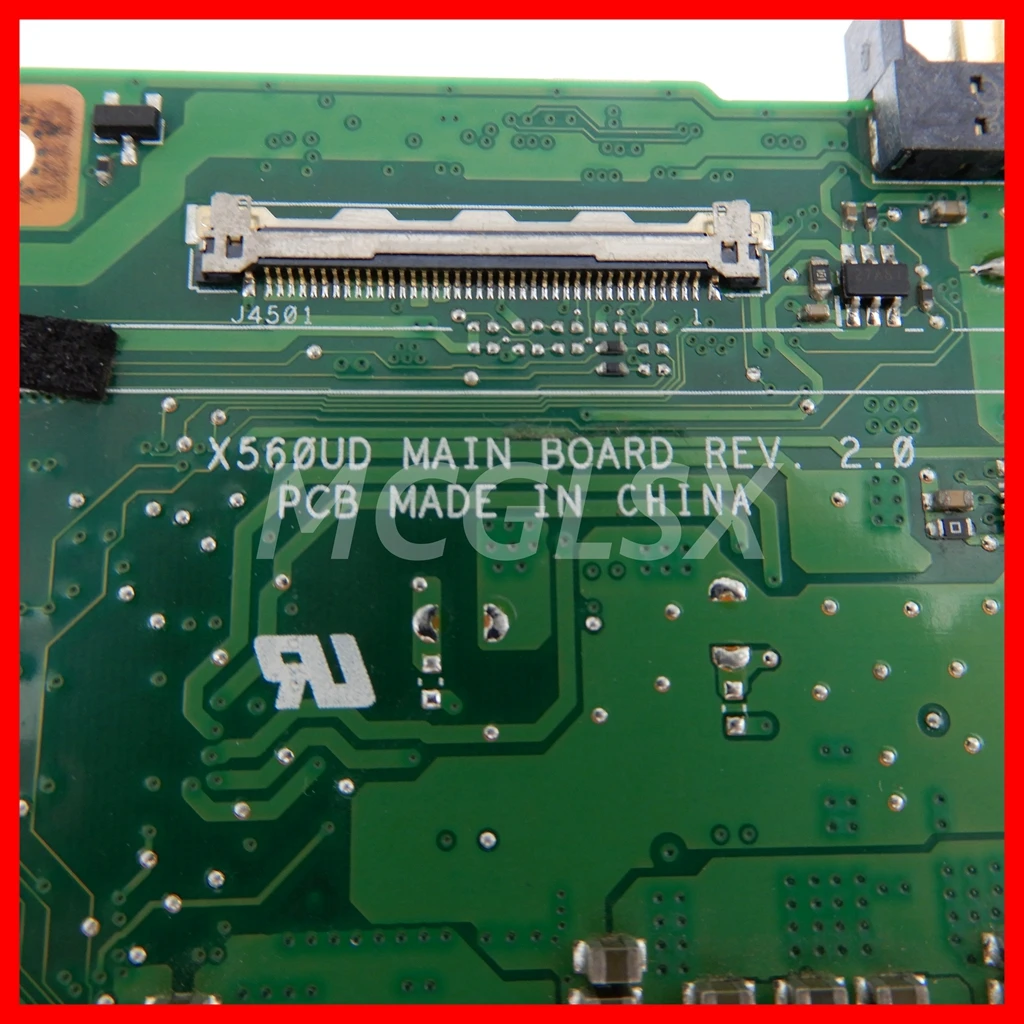 Imagem -06 - Placa-mãe Portátil para Asus X560ud I57200u Cpu Gtx1050-v2g Gpu Mainboard X560ud F560ud A560ud K560ud 100 Testado ok